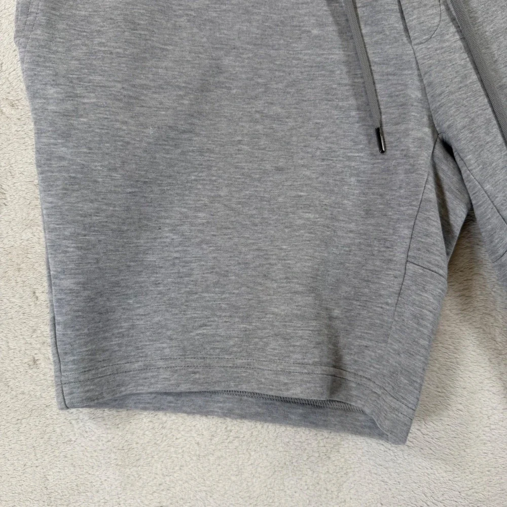 Polo Ralph Lauren Mens Gray Double-Knit Sweat Shorts Size Medium Pony Logo